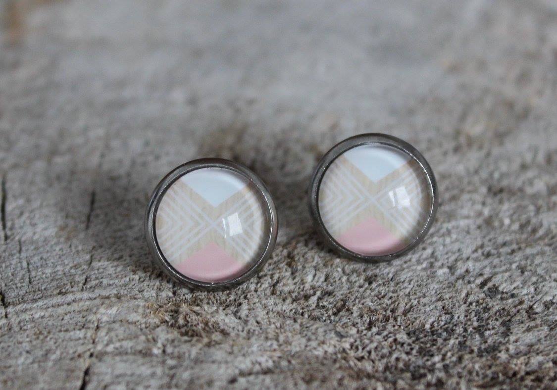 Petites merveilles colorbloc rose bois blanc (bo-1202)