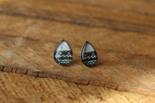 Petites merveilles goutte motif aztec (bo-1373-G)