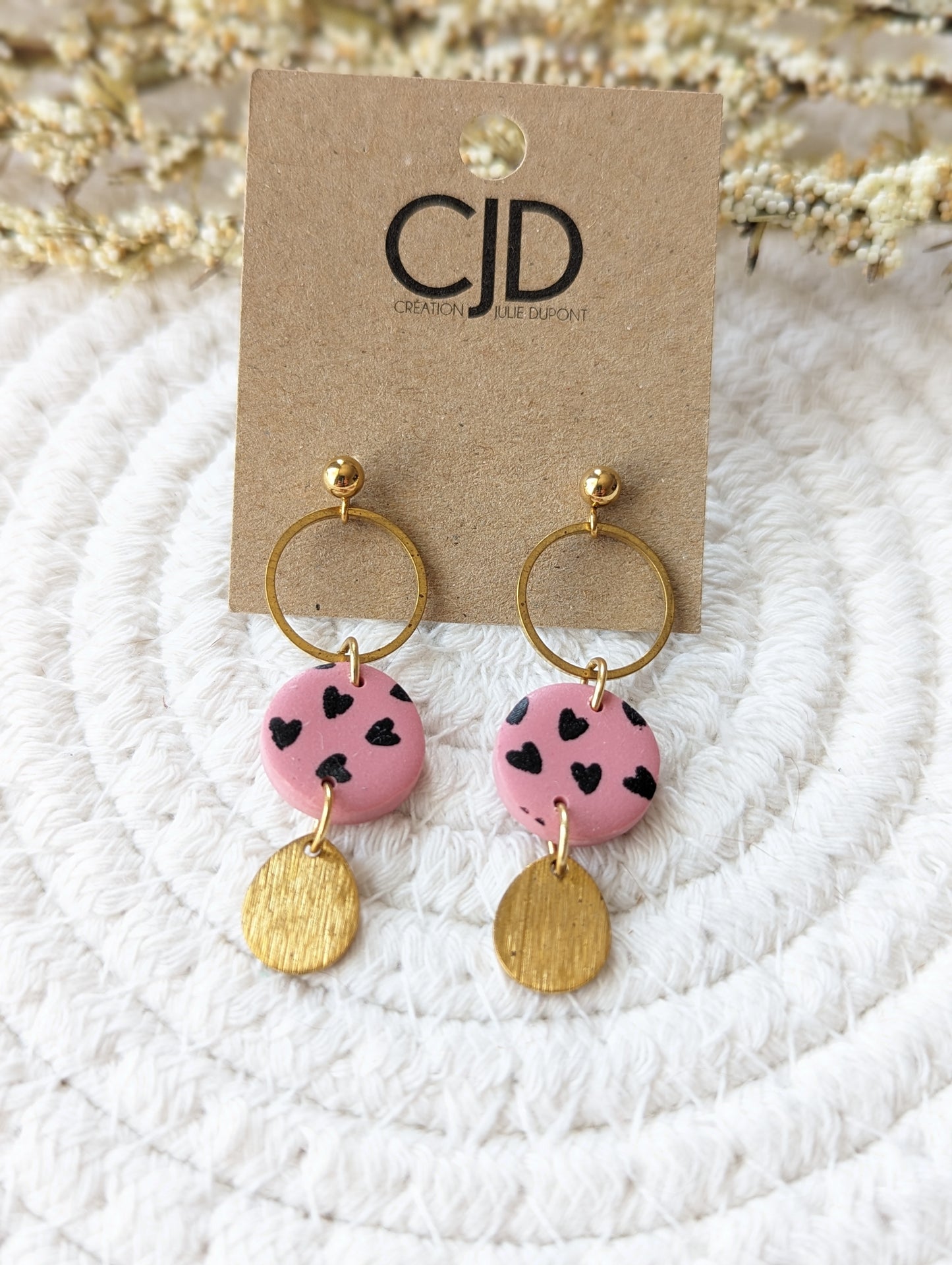 Boucles d'oreilles en argile polymère variées 3 | SOLDE