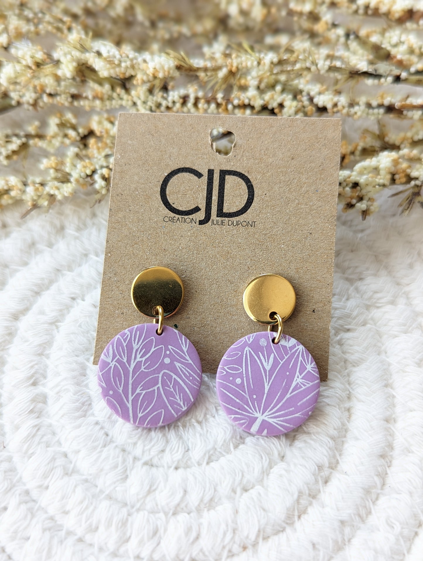 Boucles d'oreilles en argile polymère variées 3 | SOLDE