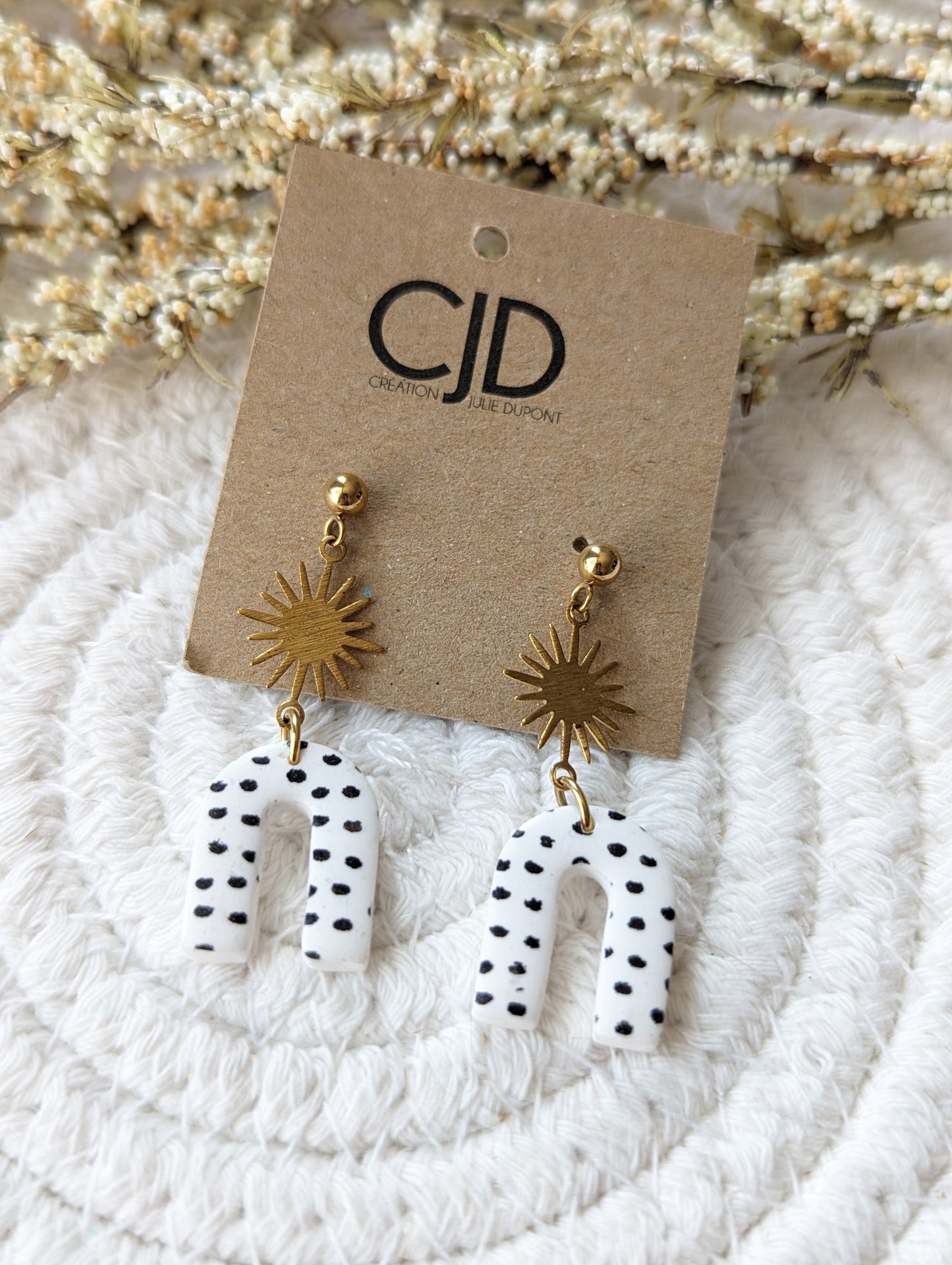Boucles d'oreilles en argile variées 2 | SOLDE