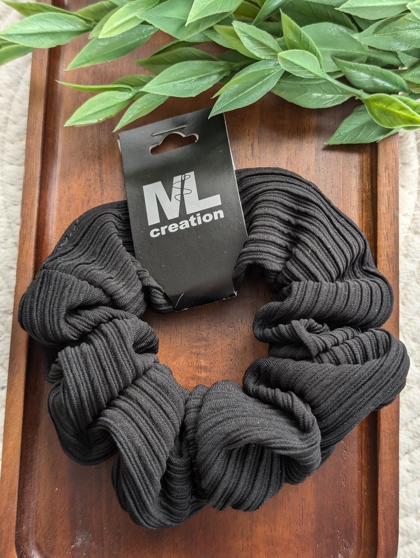 Chouchou noir rib | Mlcréation