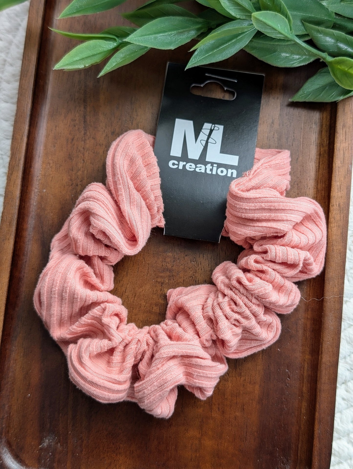 Chouchou rose rib | Mlcréation