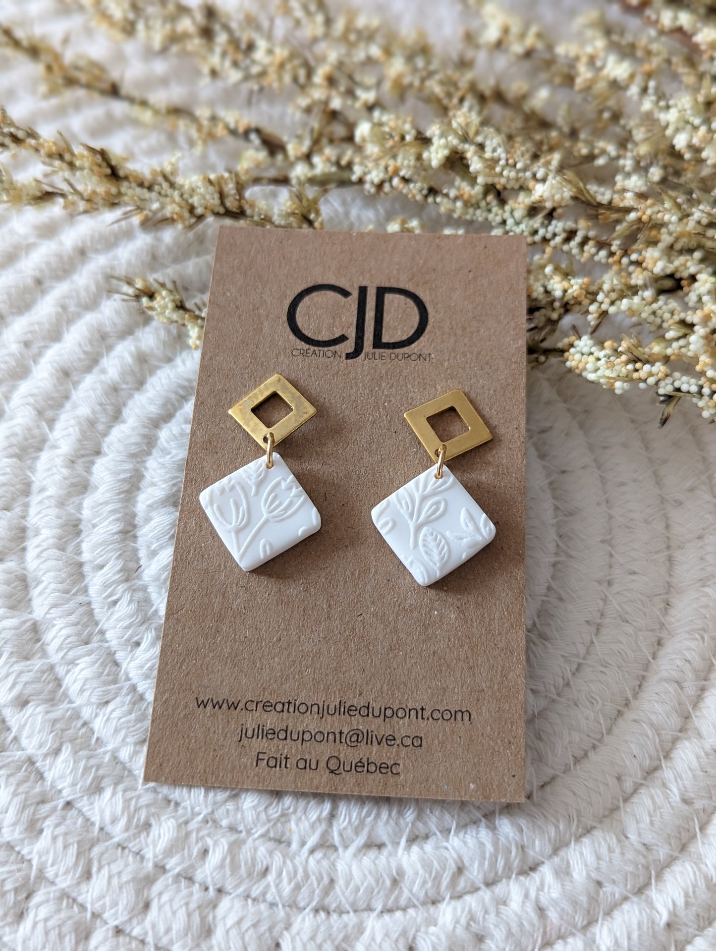 Boucles d'oreilles en argile variées 1 | SOLDE