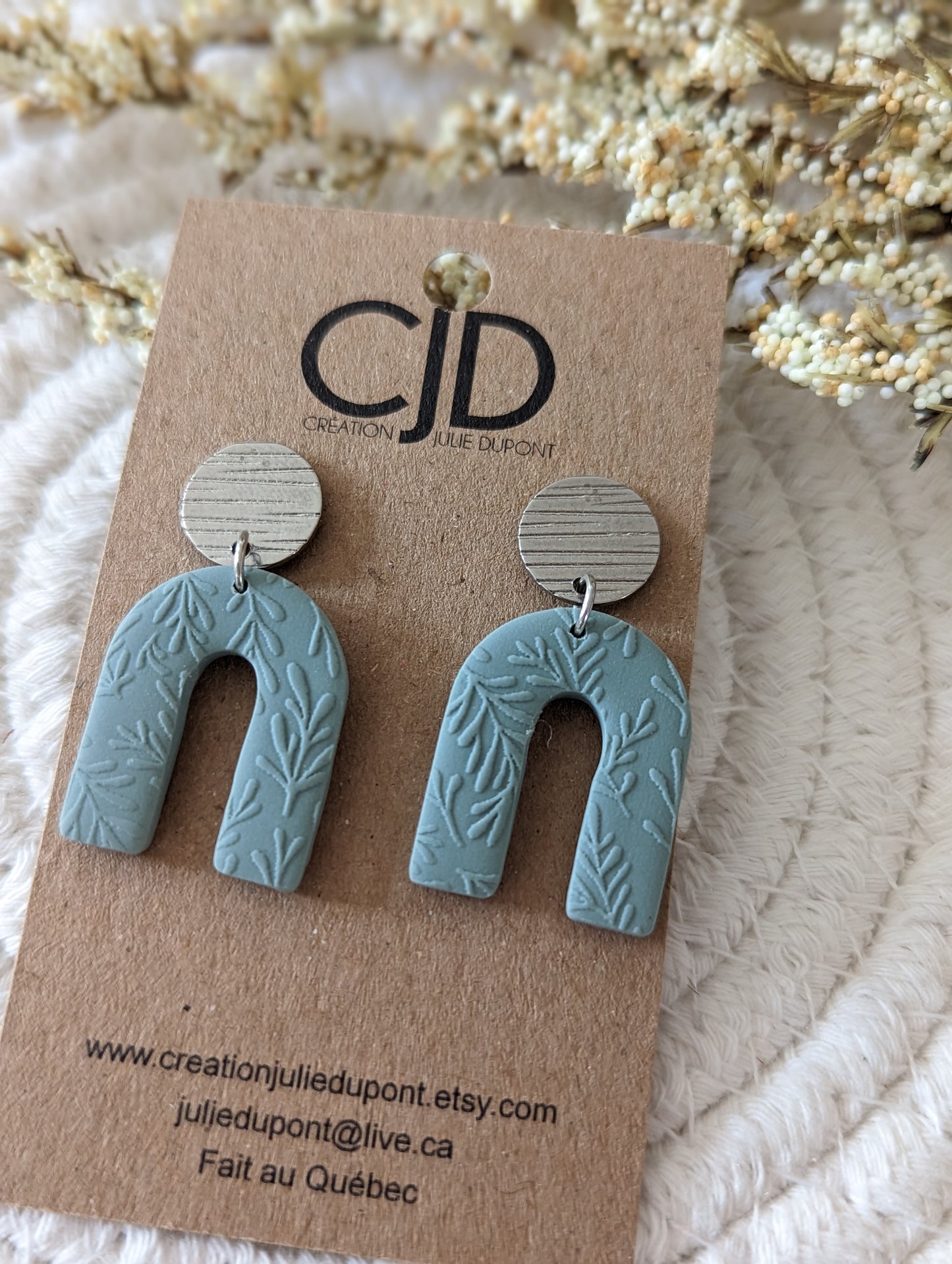 Boucles d'oreilles en argile variées 1 | SOLDE