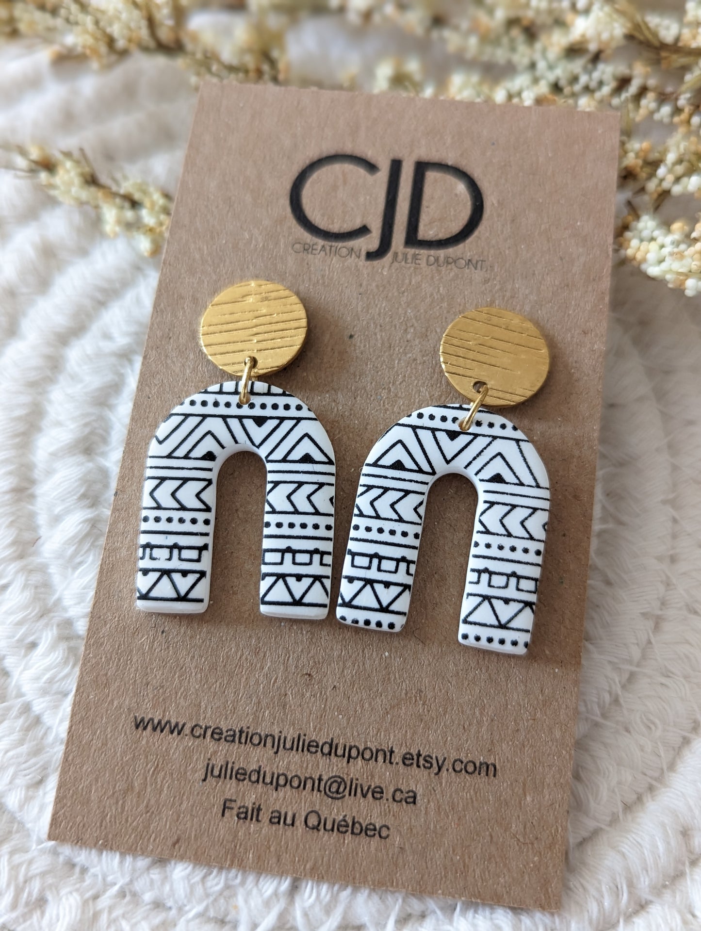Boucles d'oreilles en argile variées 1 | SOLDE