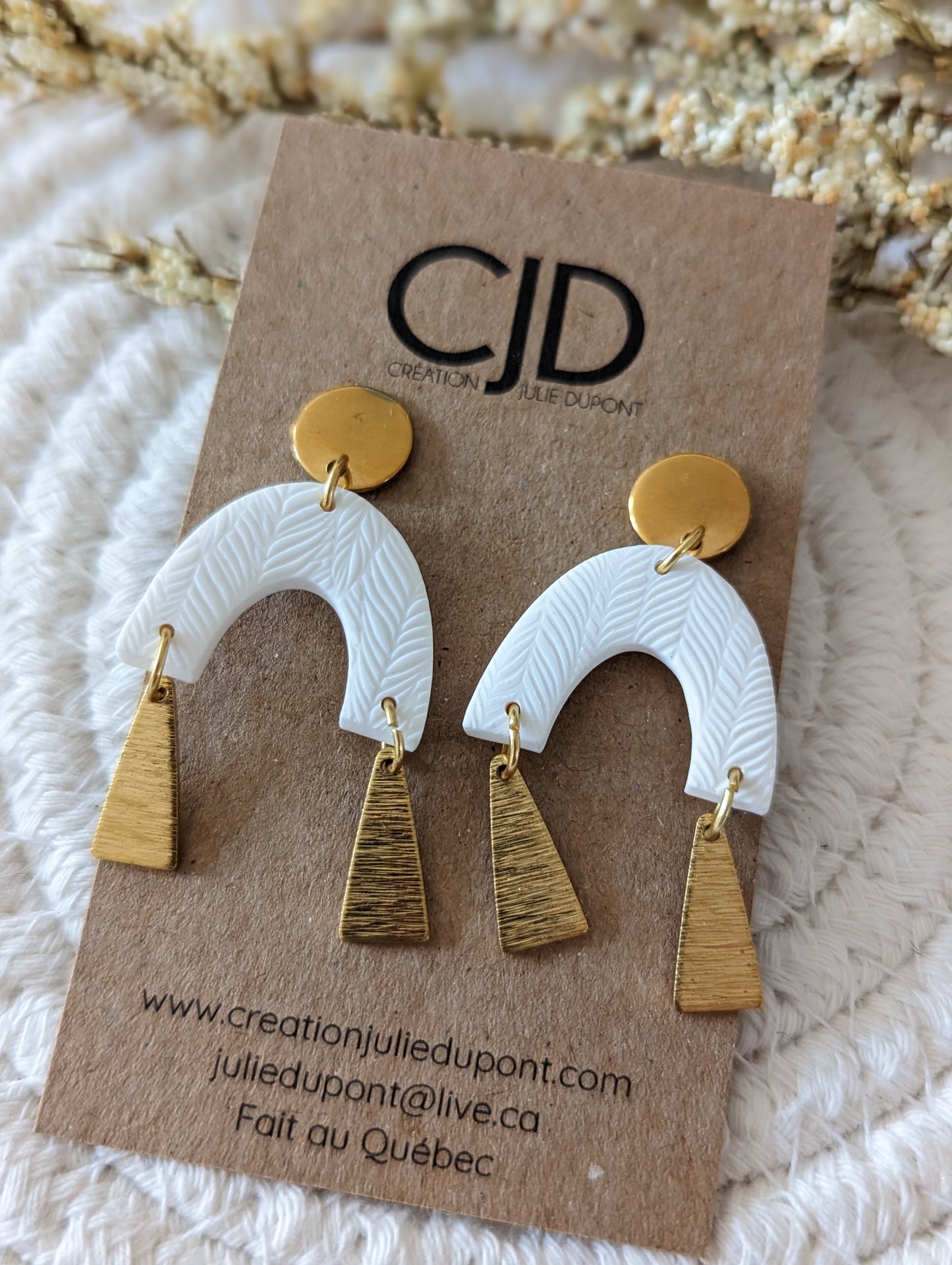 Boucles d'oreilles en argile polymère variées 3 | SOLDE