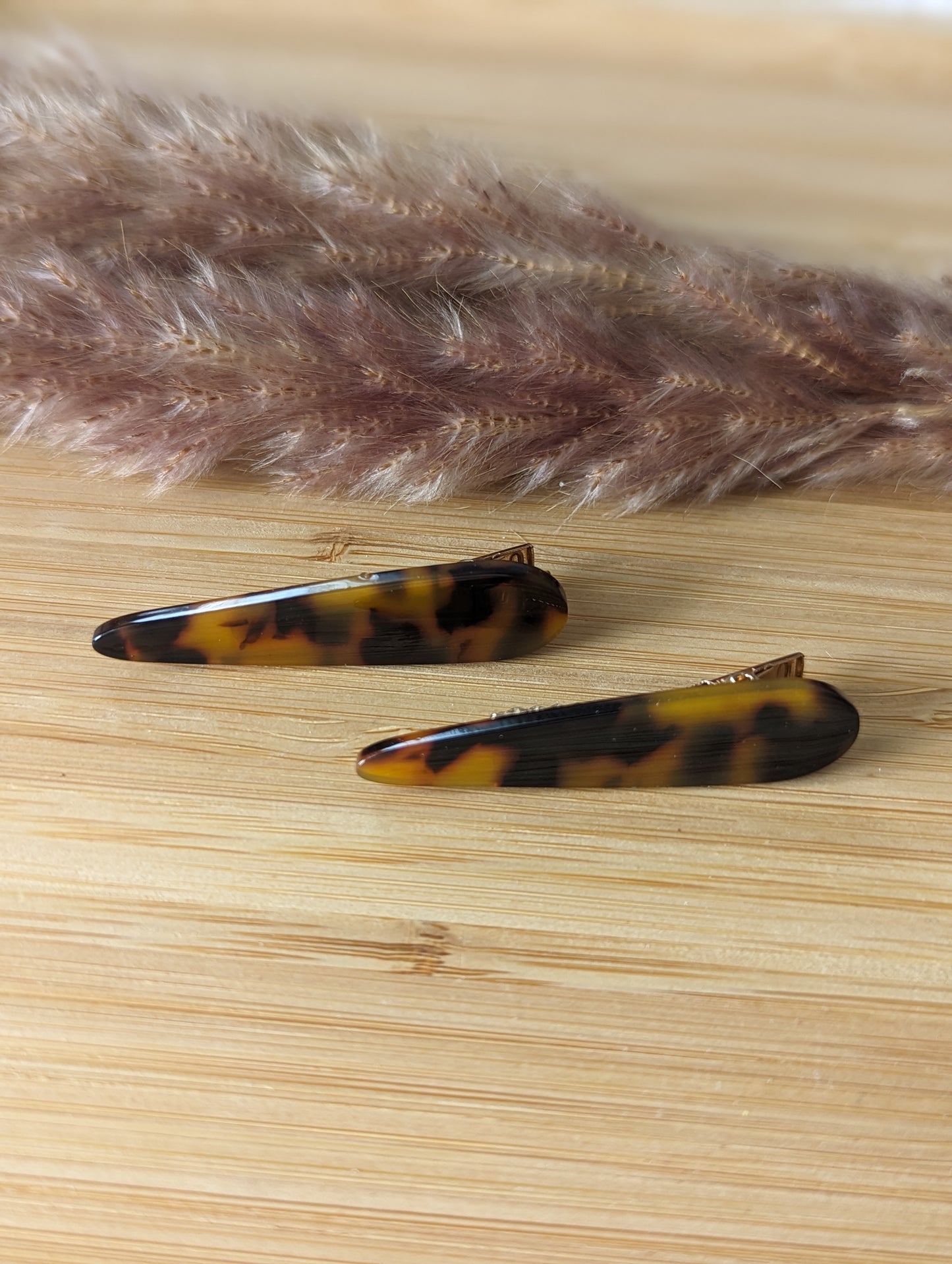 Mini pinces à cheveux en acetate