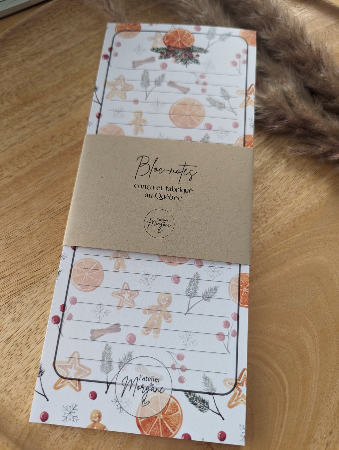 Bloc-Notes motif épicé | L'Atelier de Morgane