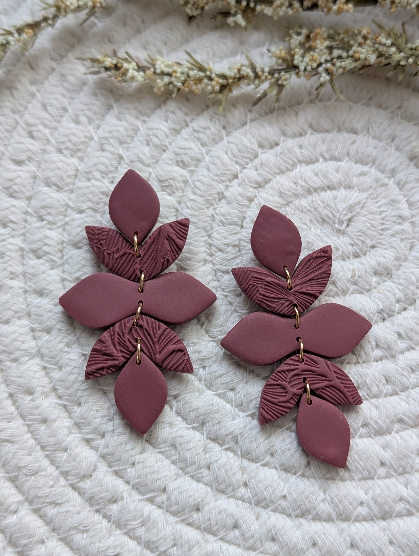 Boucles d'oreilles en argile polymère (BO-1906)