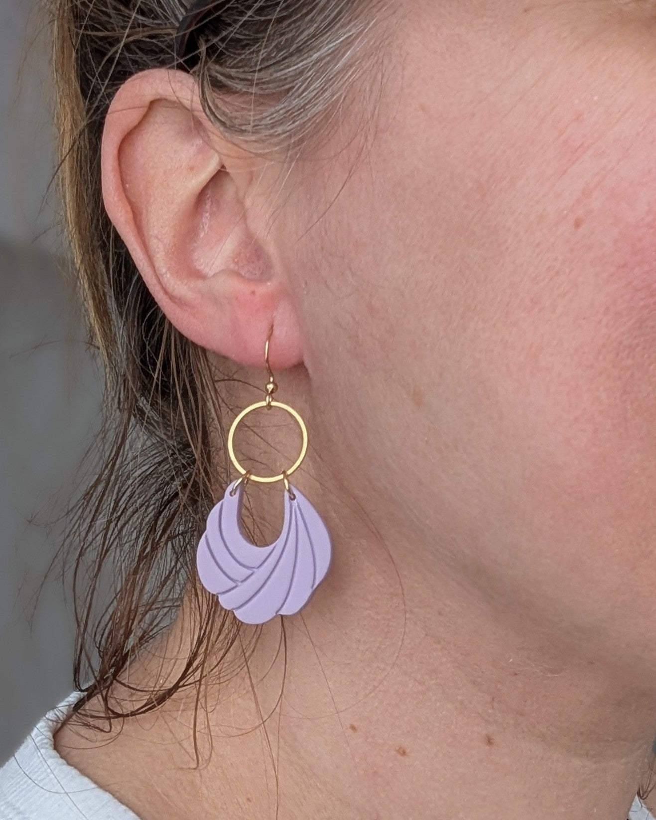 Boucles d'oreilles en argile polymère (BO-1900)
