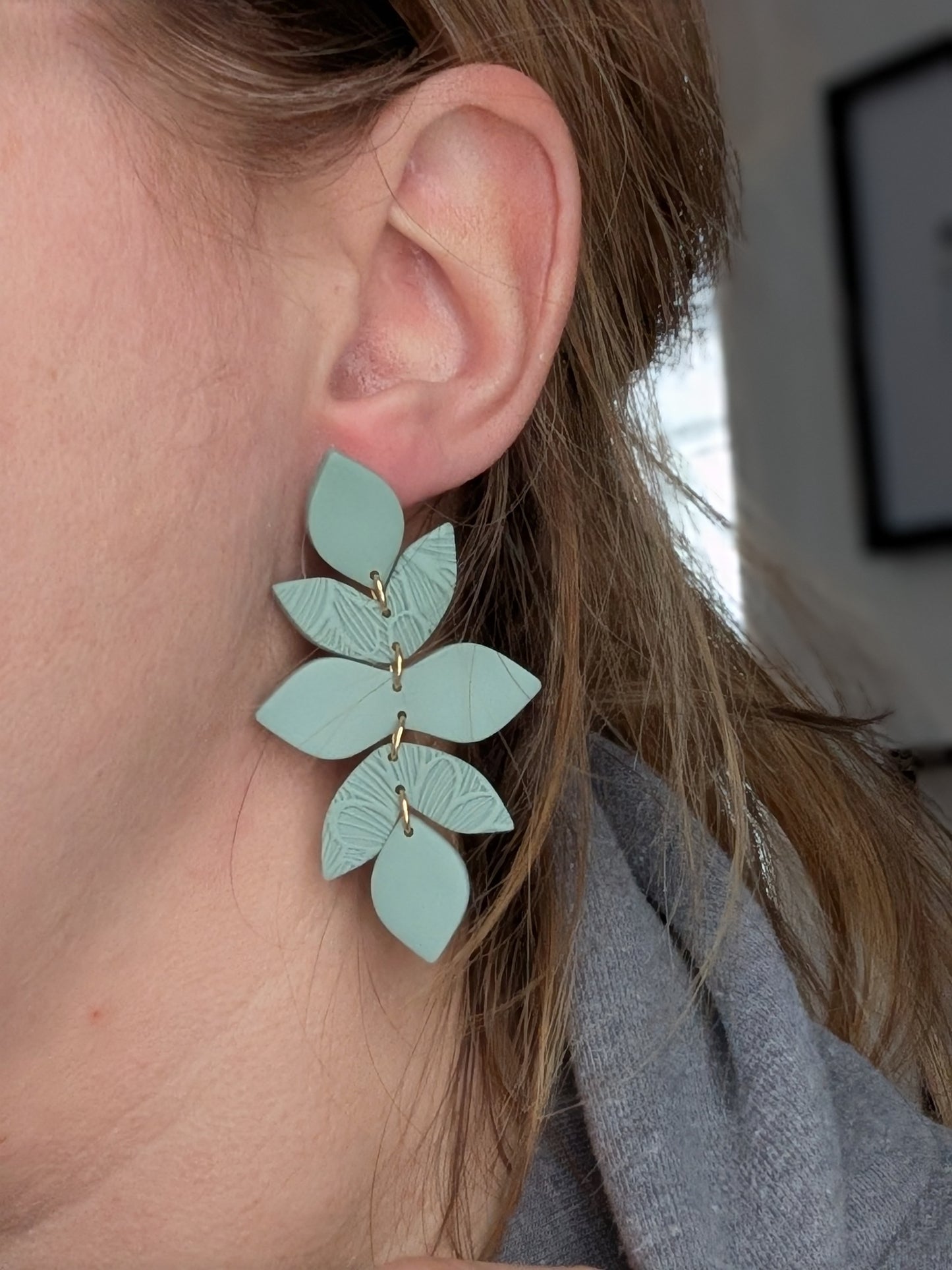 Boucles d'oreilles en argile polymère (BO-1906)
