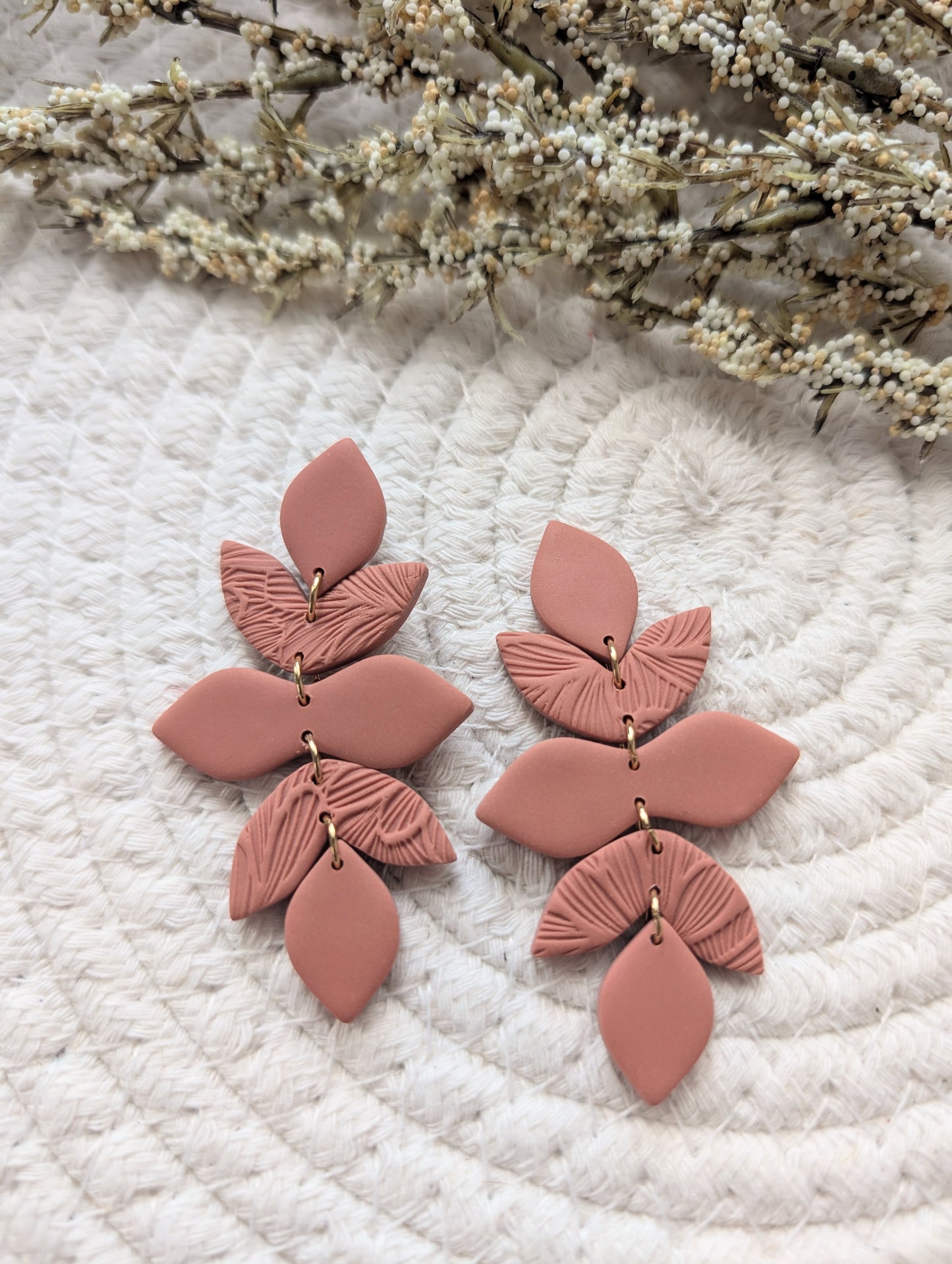 Boucles d'oreilles en argile polymère (BO-1906)