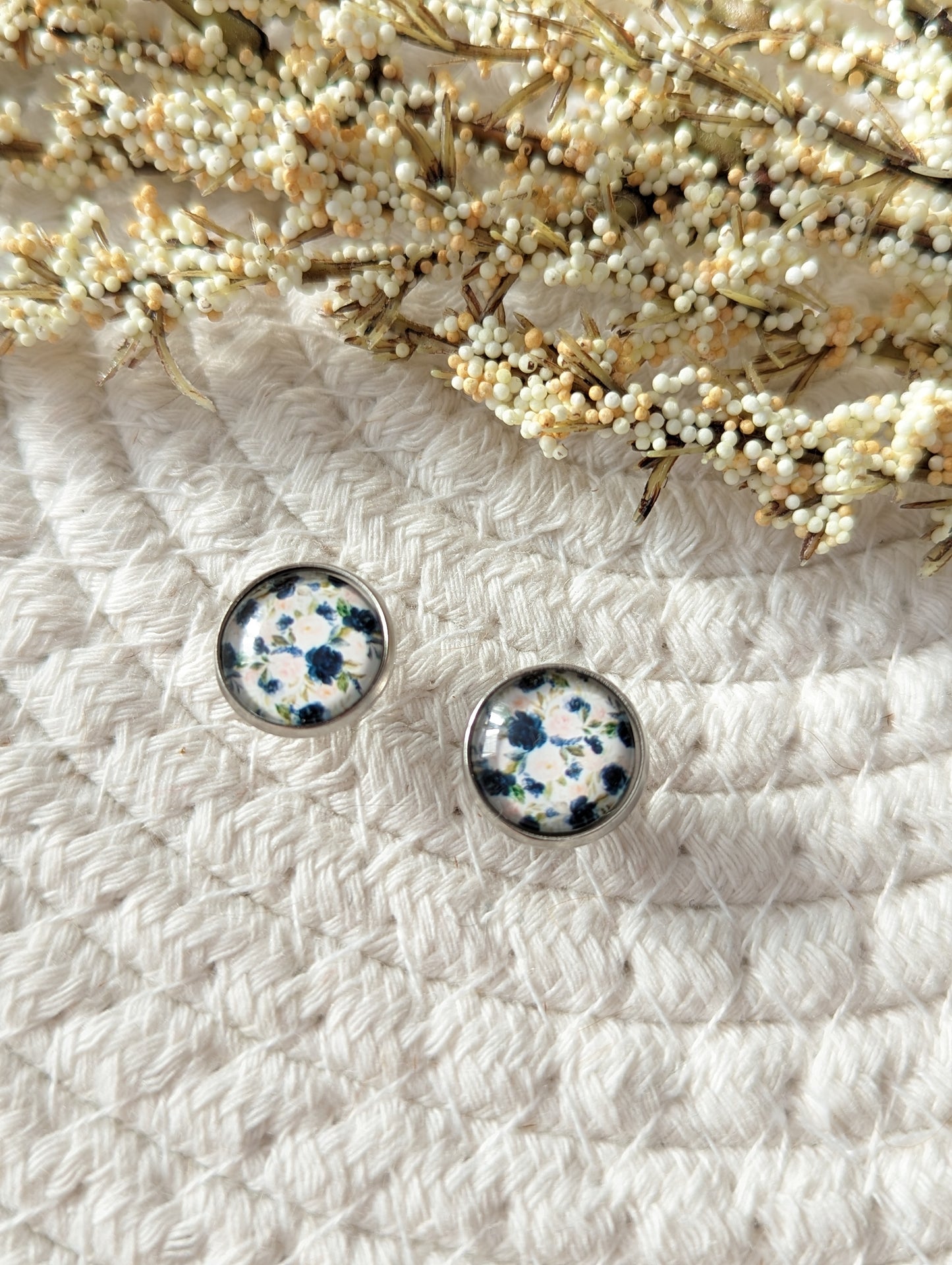 Petites merveilles fleuri bleu (BO-1791)