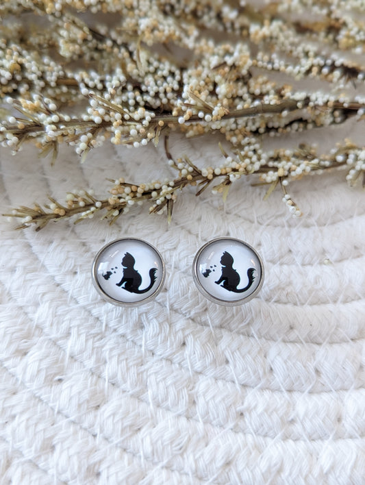Petites merveilles chat noir   (bo-1804)