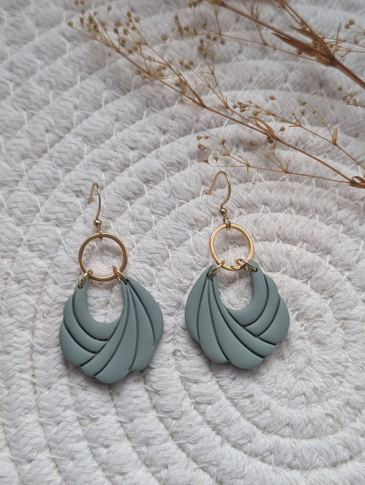 Boucles d'oreilles en argile polymère (BO-1900)