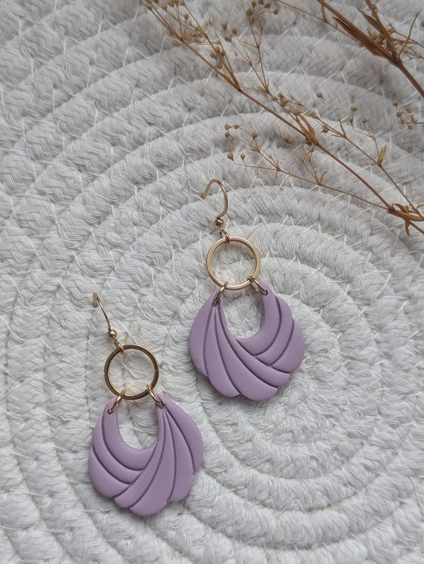 Boucles d'oreilles en argile polymère (BO-1900)