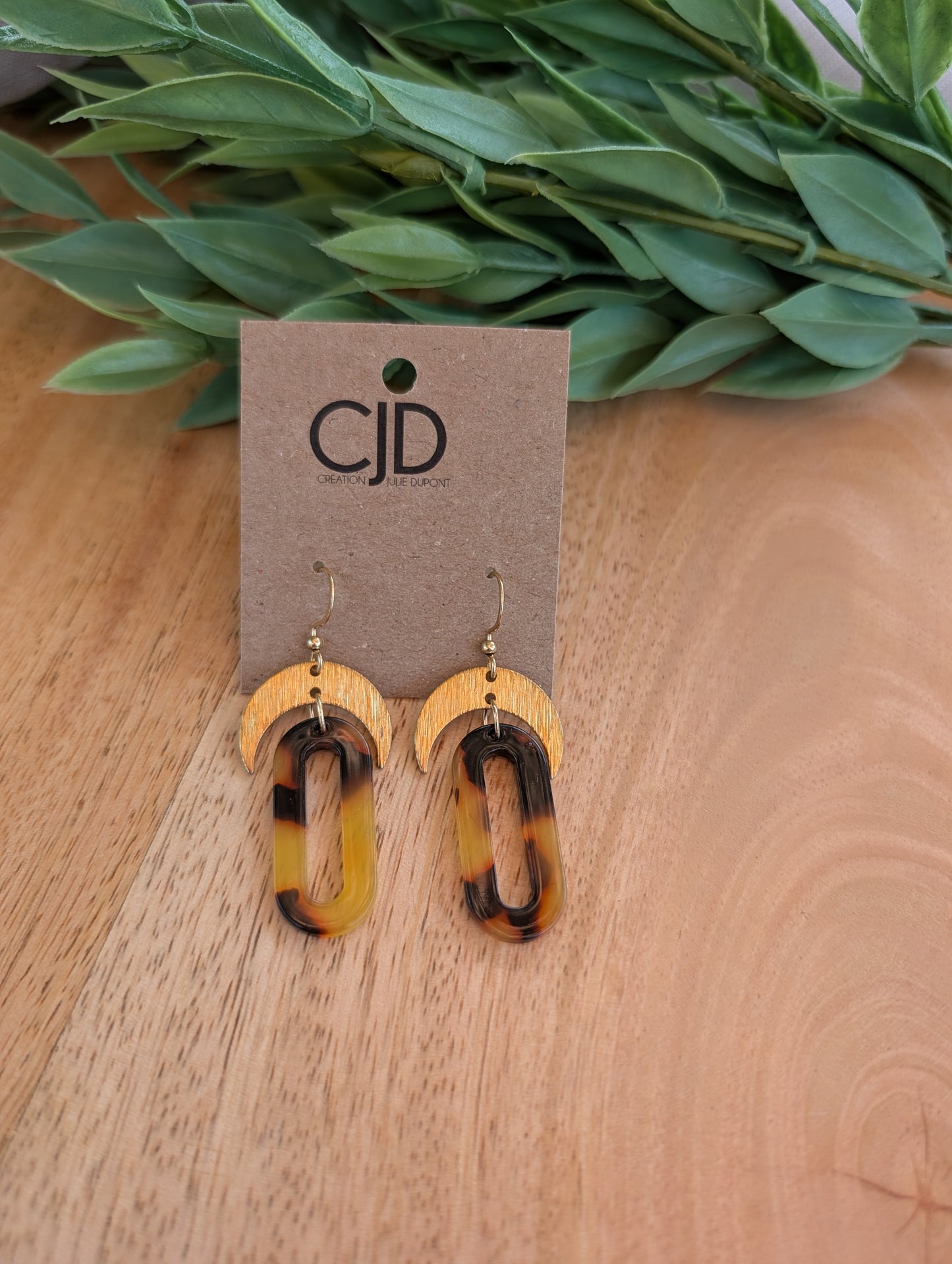 Boucles d'oreilles en acetate (bo-1888)