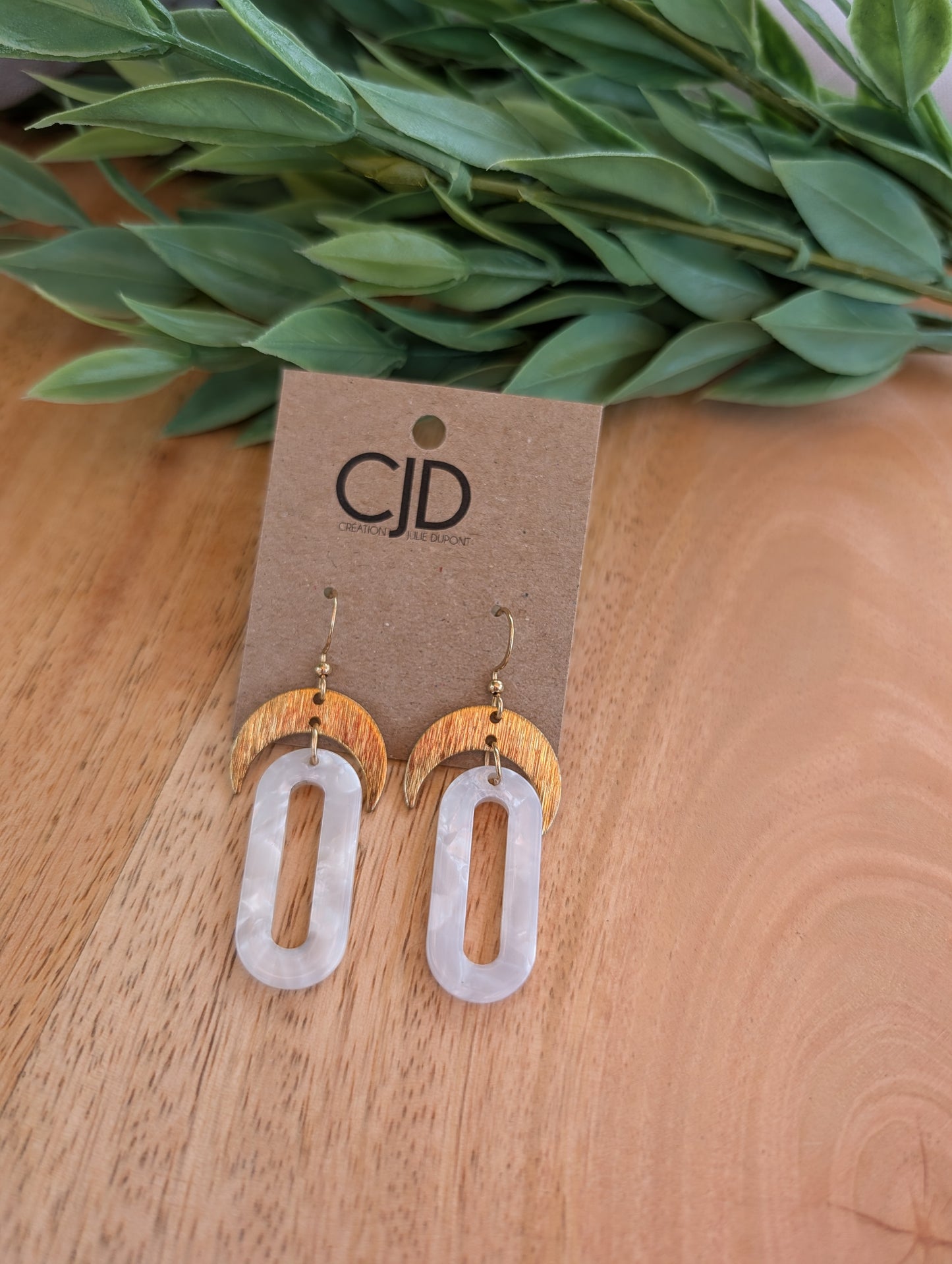 Boucles d'oreilles en acetate (bo-1888)