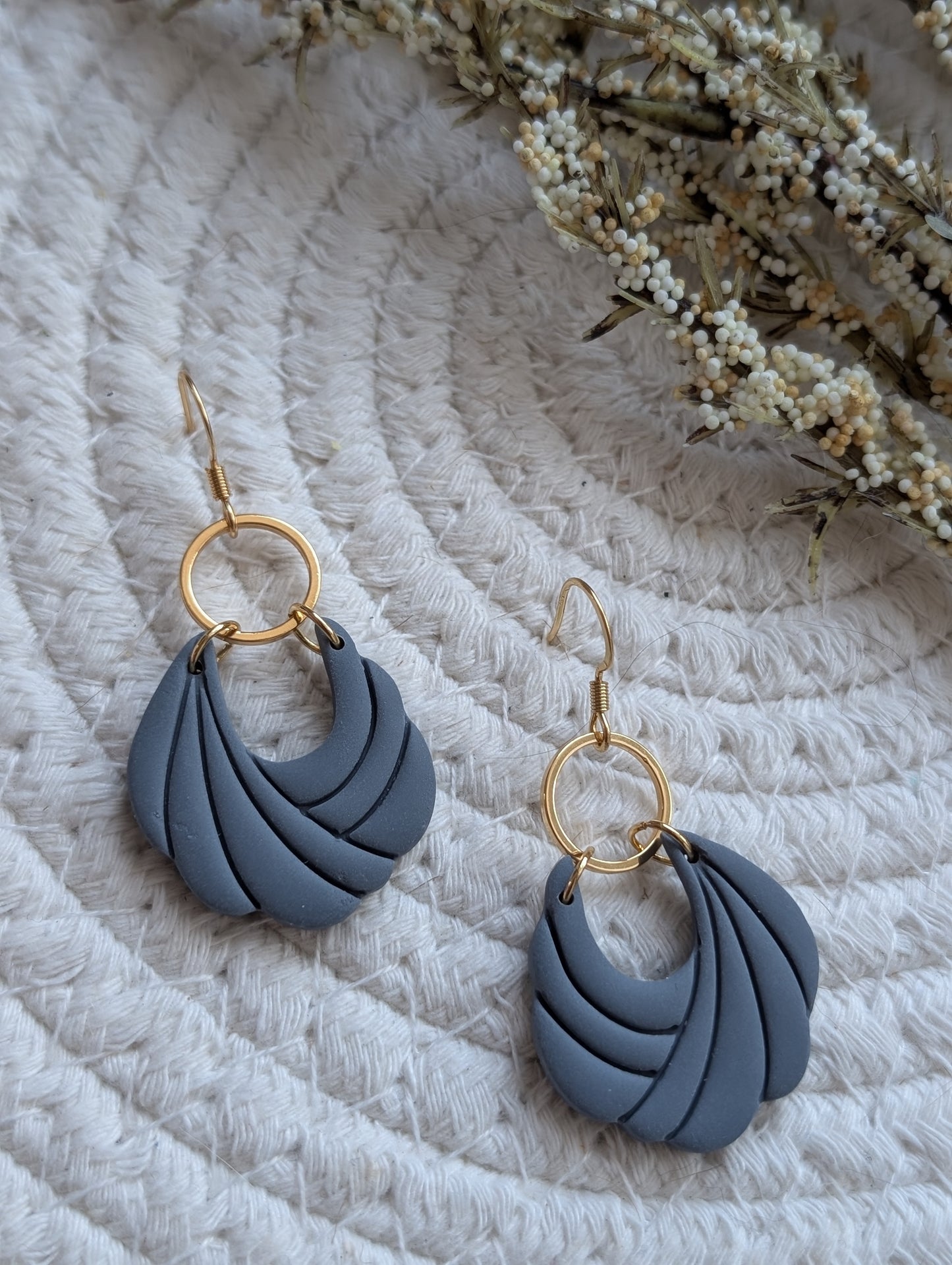 Boucles d'oreilles en argile polymère (BO-1900)