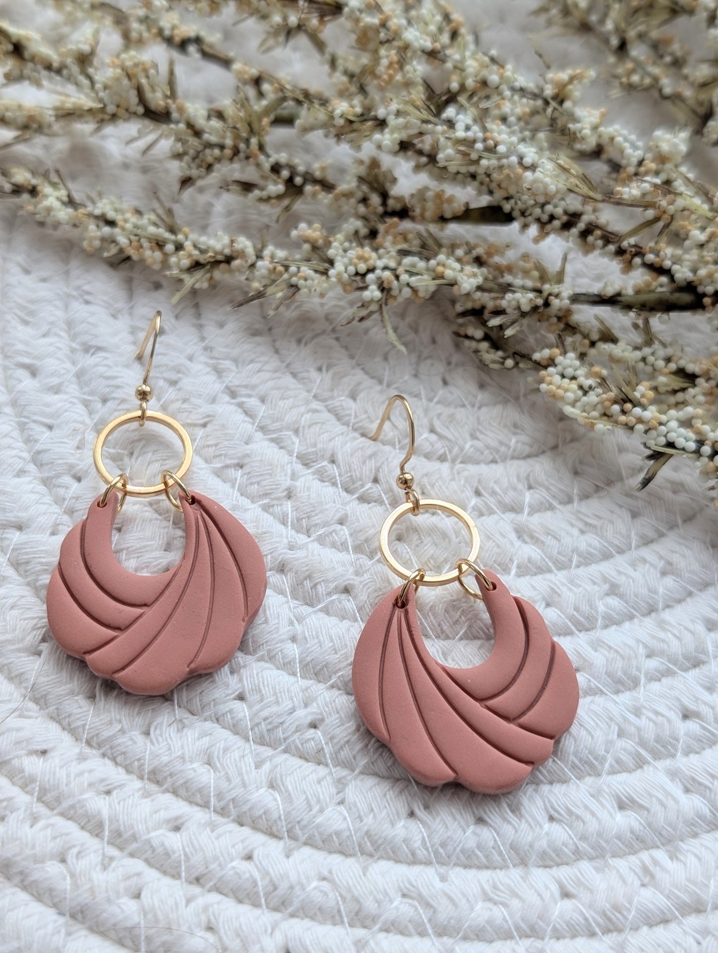 Boucles d'oreilles en argile polymère (BO-1900)