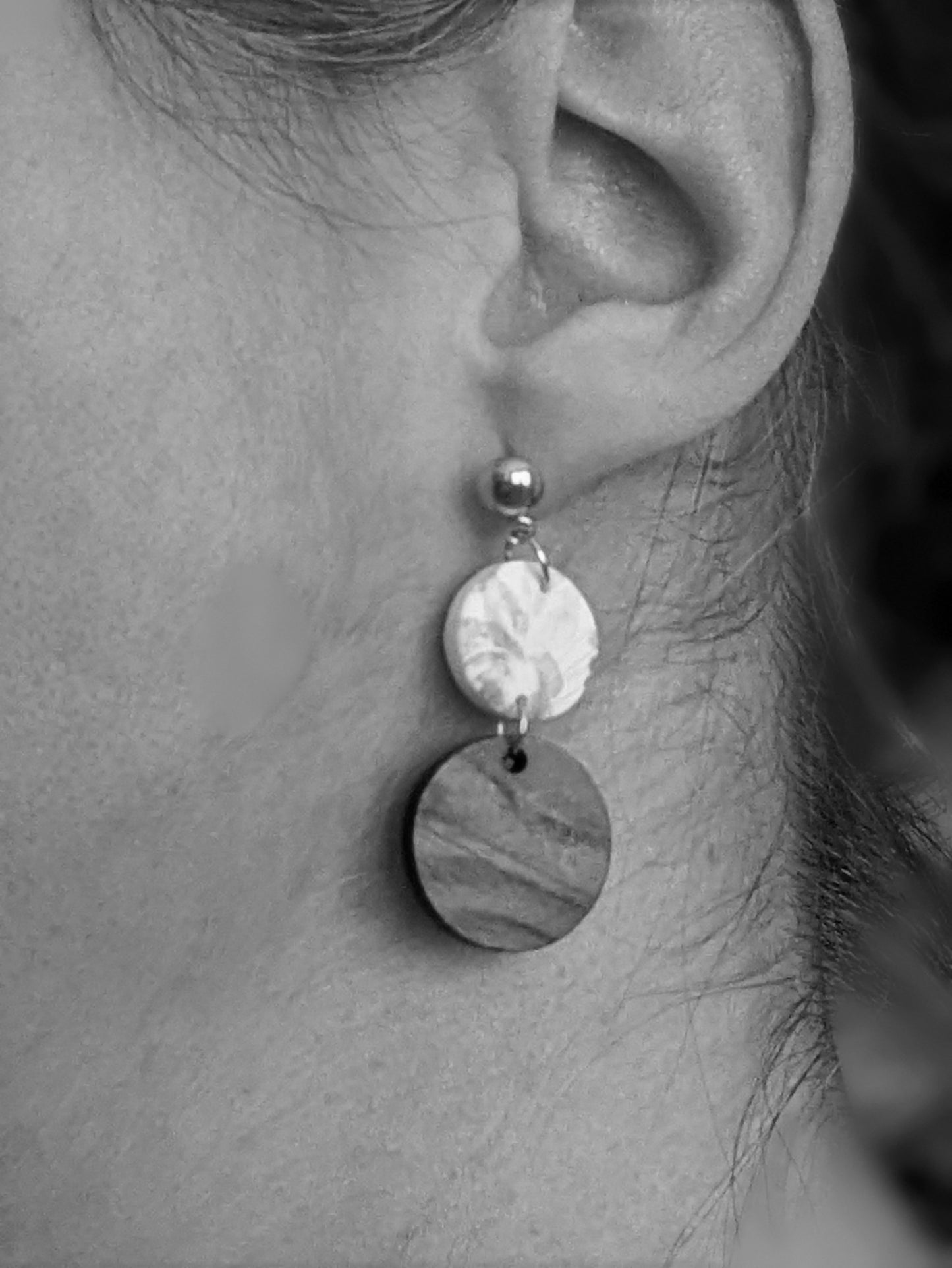 Collection florale | boucles d'oreilles en argile polymère (bo-1812)